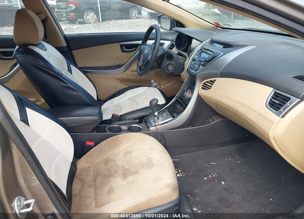 2013 HYUNDAI ELANTRA GLS VIN: 5NPDH4AE9DH387796