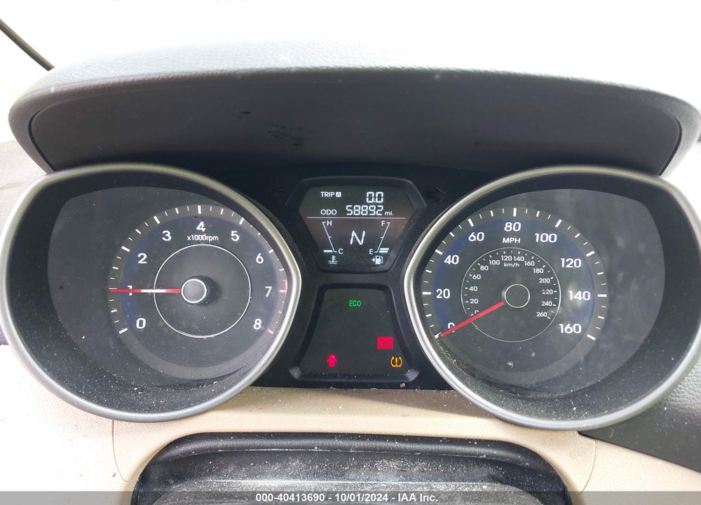 2013 HYUNDAI ELANTRA GLS VIN: 5NPDH4AE9DH387796