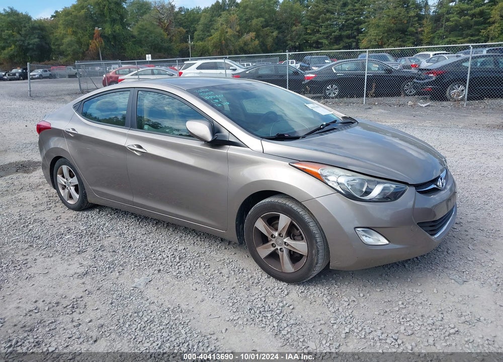 2013 HYUNDAI ELANTRA GLS VIN: 5NPDH4AE9DH387796