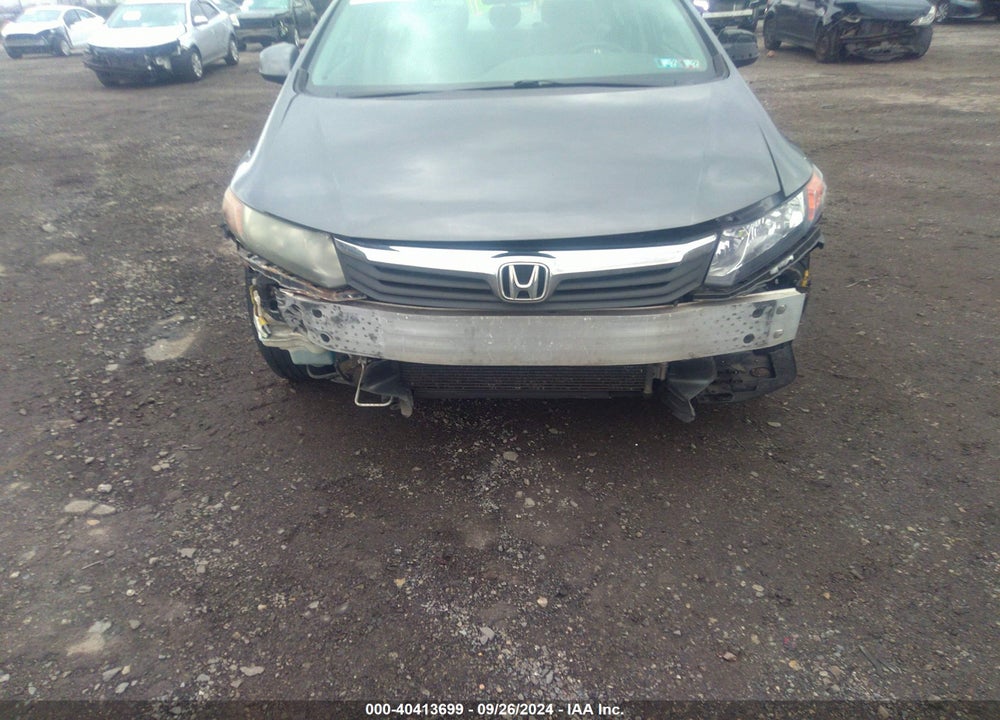 2012 HONDA CIVIC LX VIN: 19XFB2F50CE309580
