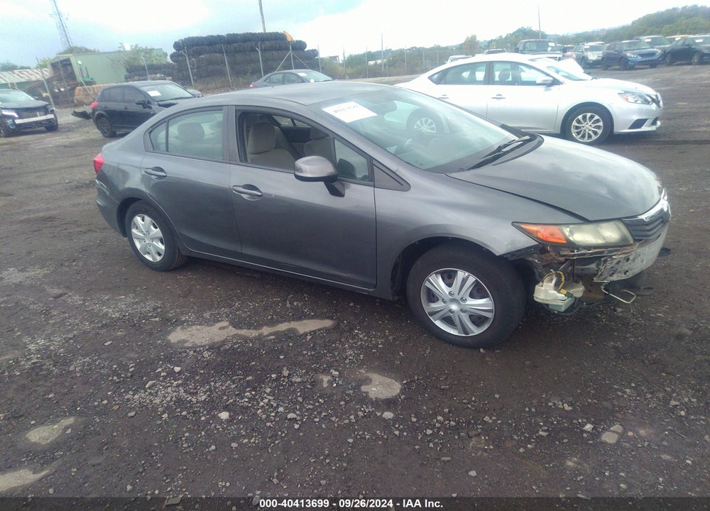 2012 HONDA CIVIC LX VIN: 19XFB2F50CE309580