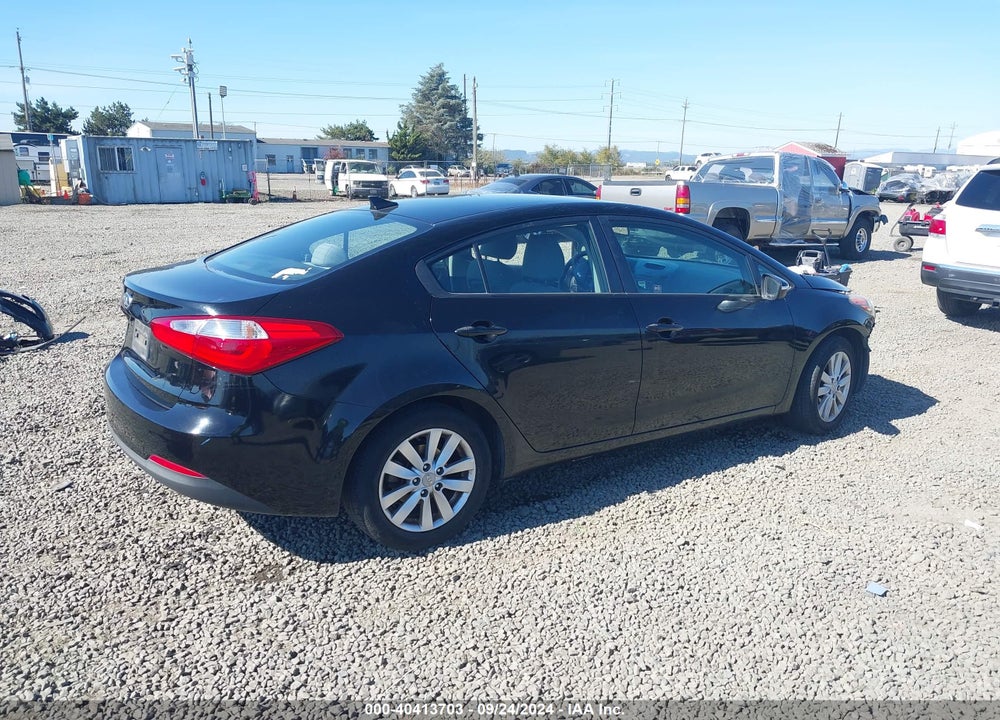 2014 KIA FORTE LX VIN: KNAFX4A64E5101372