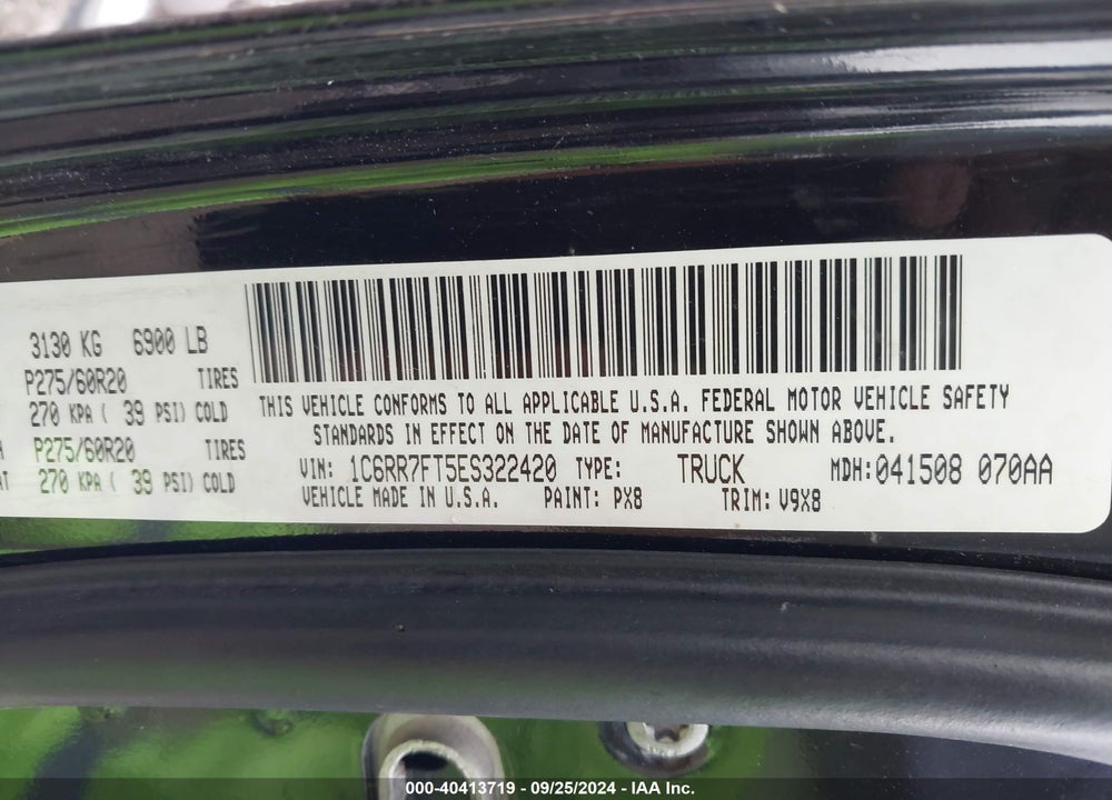 2014 RAM 1500 EXPRESS VIN: 1C6RR7FT5ES322420