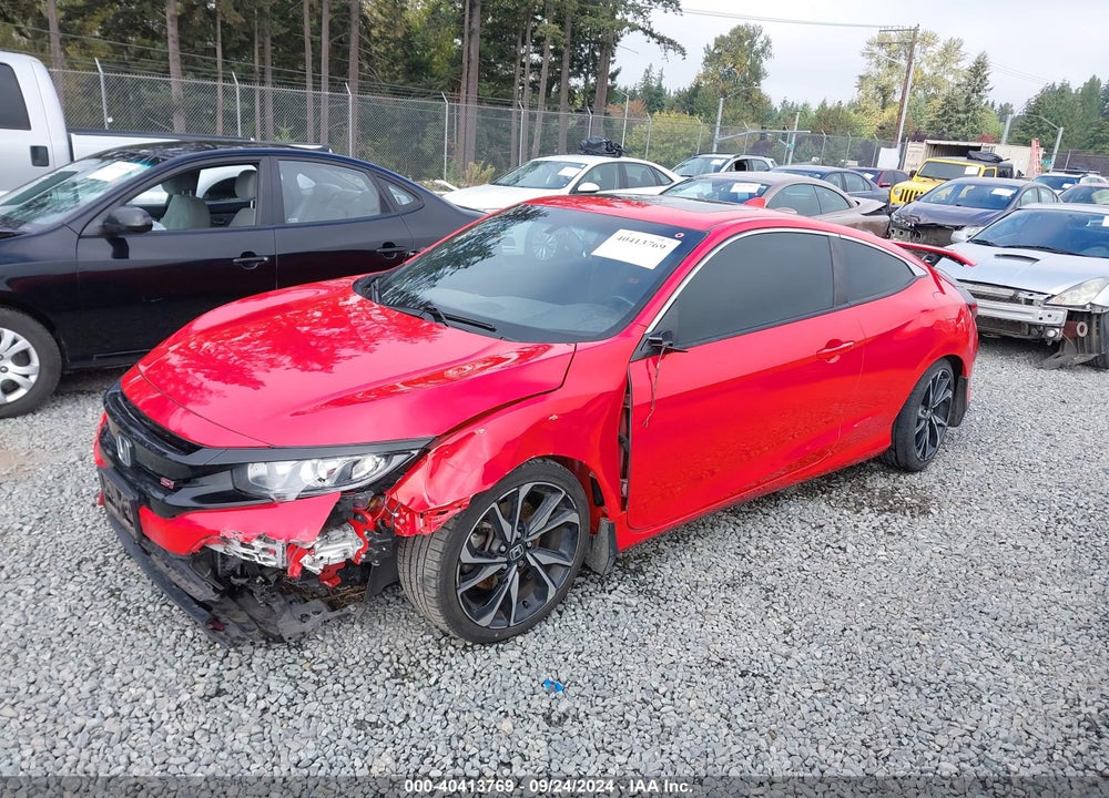 2018 HONDA CIVIC SI VIN: 2HGFC3A55JH757018