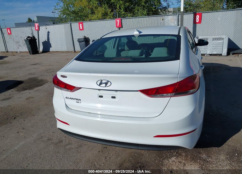 2017 HYUNDAI ELANTRA SE VIN: 5NPD74LF9HH091725