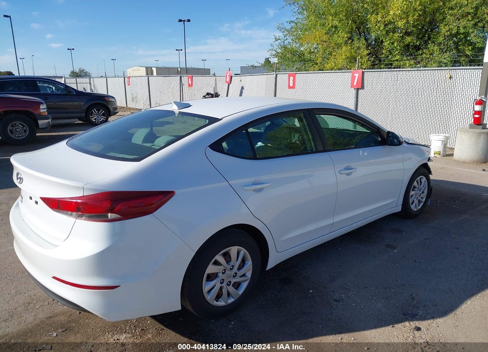2017 HYUNDAI ELANTRA SE VIN: 5NPD74LF9HH091725