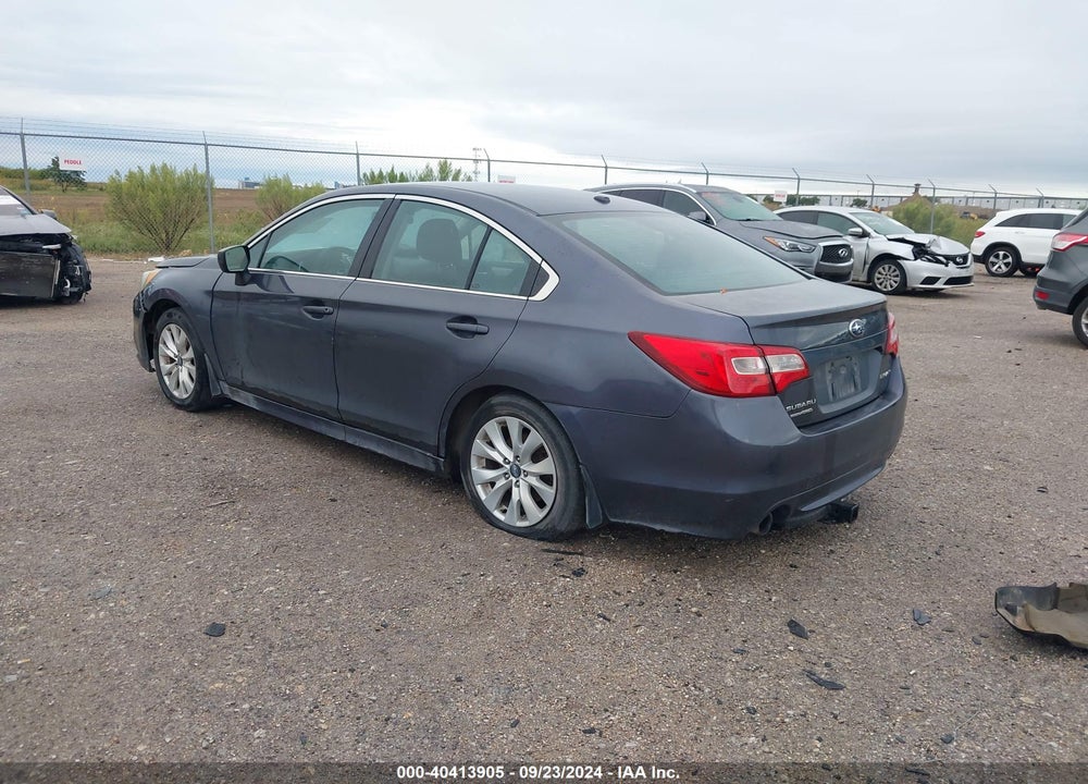2015 SUBARU LEGACY 2.5I PREMIUM VIN: 4S3BNBC63F3034981