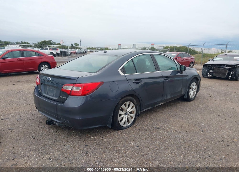 2015 SUBARU LEGACY 2.5I PREMIUM VIN: 4S3BNBC63F3034981