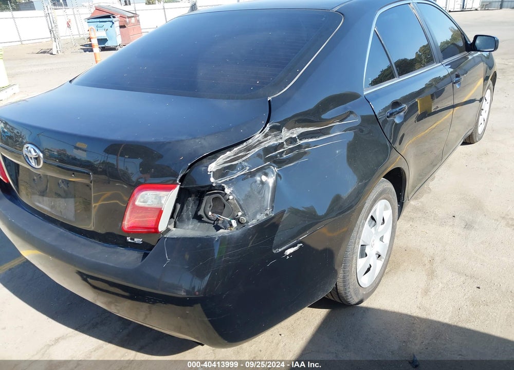 2009 TOYOTA CAMRY LE VIN: 4T4BE46K99R063454