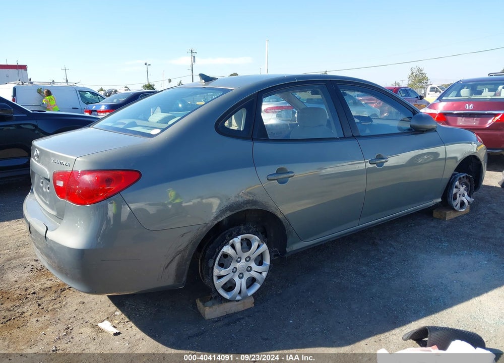 2009 HYUNDAI ELANTRA GLS VIN: KMHDU46D79U820438