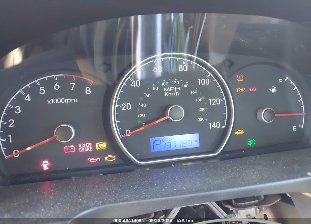 2009 HYUNDAI ELANTRA GLS VIN: KMHDU46D79U820438