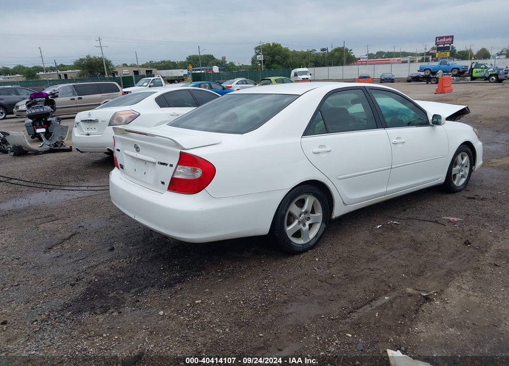 2002 TOYOTA CAMRY SE V6 VIN: 4T1BF32K32U013386