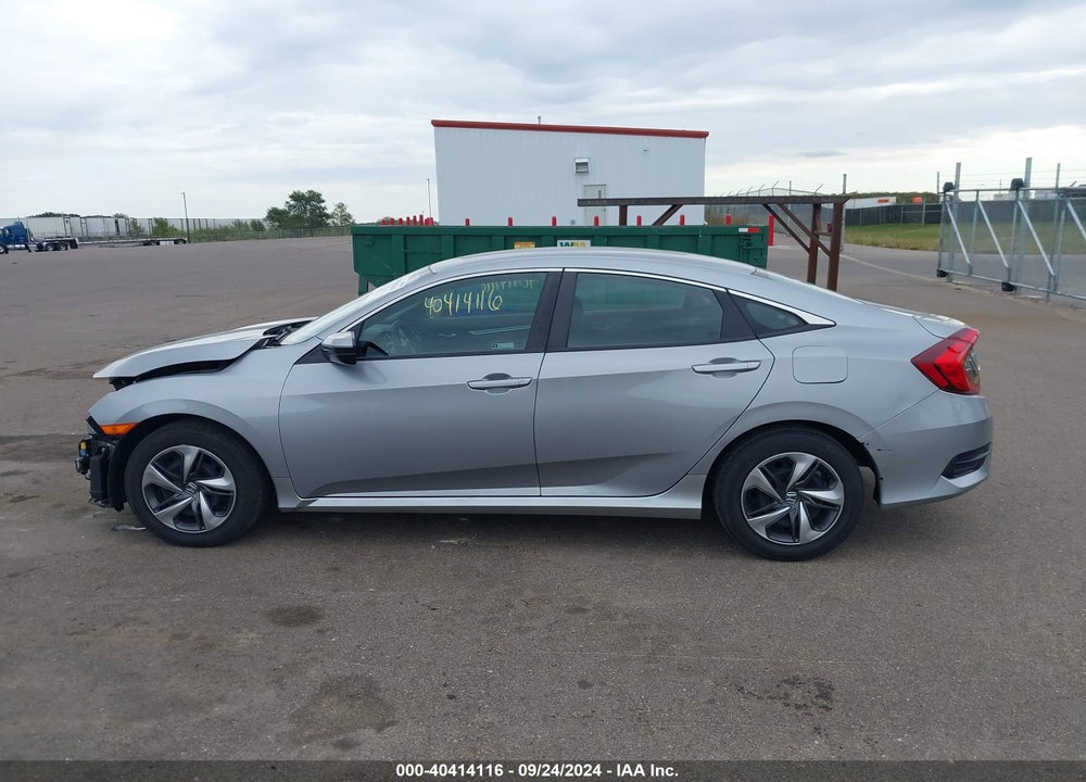 2019 HONDA CIVIC LX VIN: 2HGFC2F6XKH510977