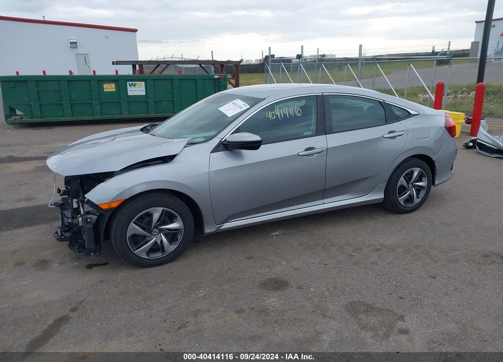 2019 HONDA CIVIC LX VIN: 2HGFC2F6XKH510977