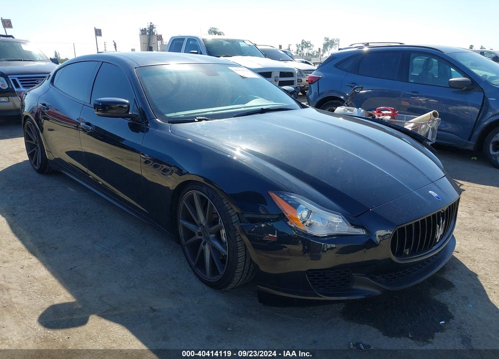 2014 MASERATI QUATTROPORTE S Q4 VIN: ZAM56RRA0E1085018