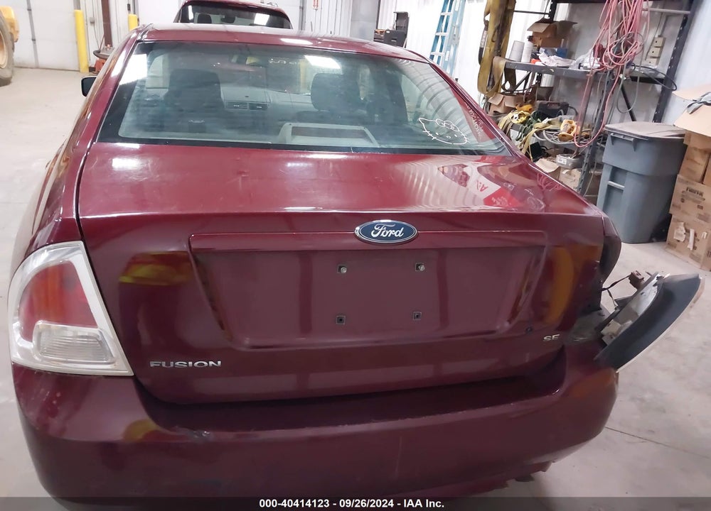 2006 FORD FUSION SE VIN: 3FAFP07Z66R226195