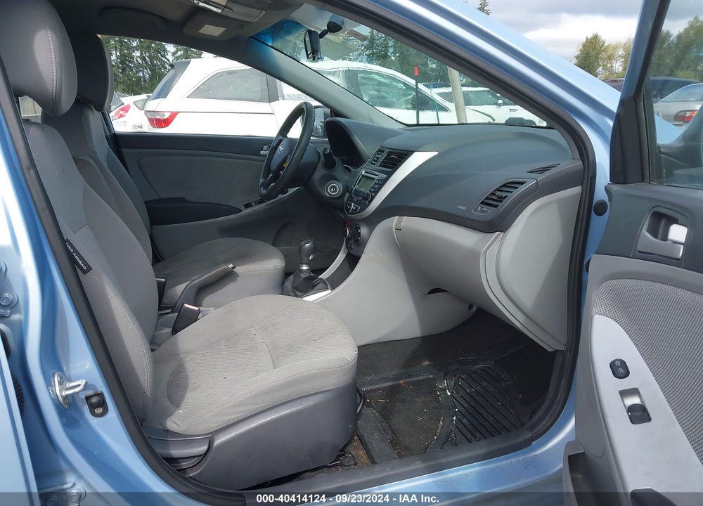 2012 HYUNDAI ACCENT GS VIN: KMHCT5AE0CU021483