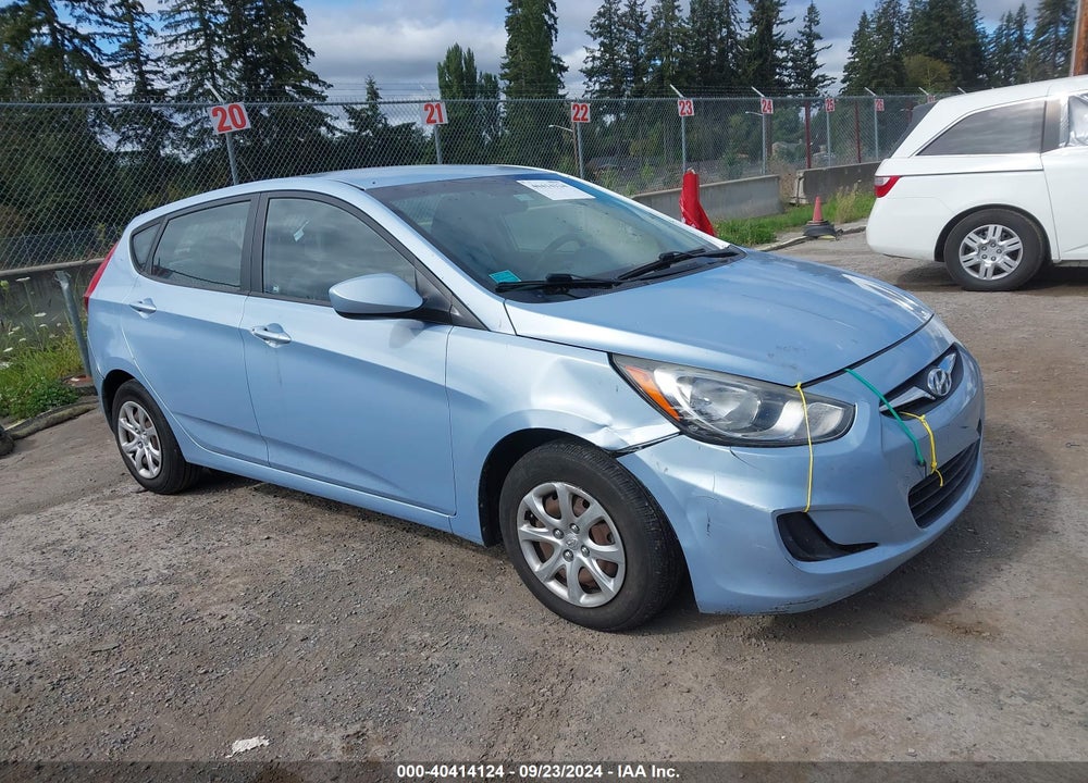 2012 HYUNDAI ACCENT GS VIN: KMHCT5AE0CU021483
