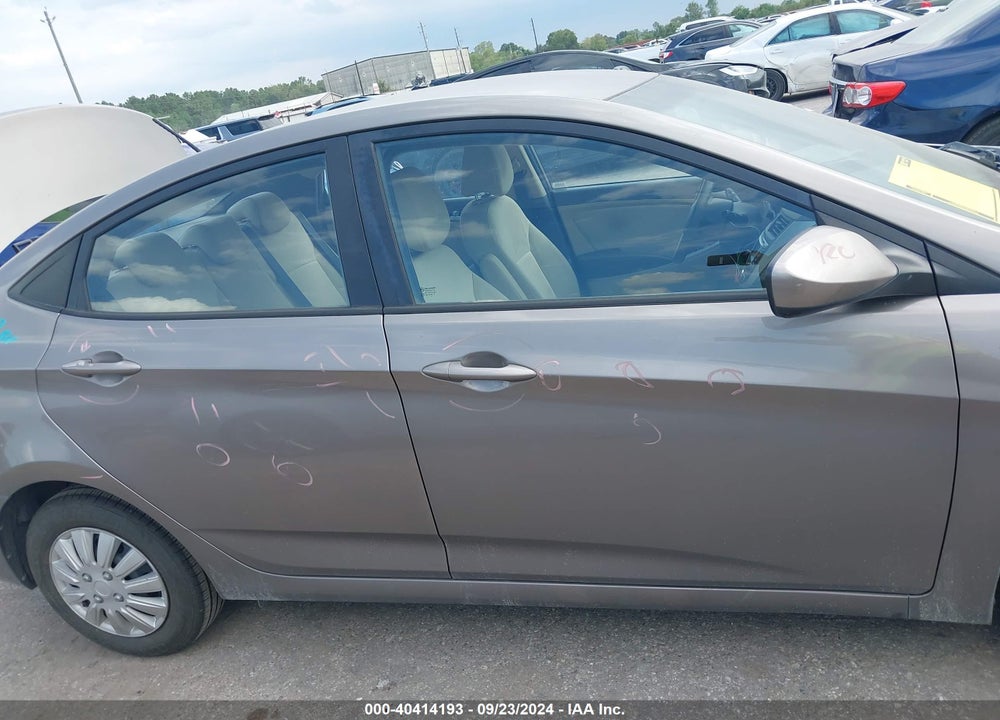 2014 HYUNDAI ACCENT GLS VIN: KMHCT4AE4EU627575