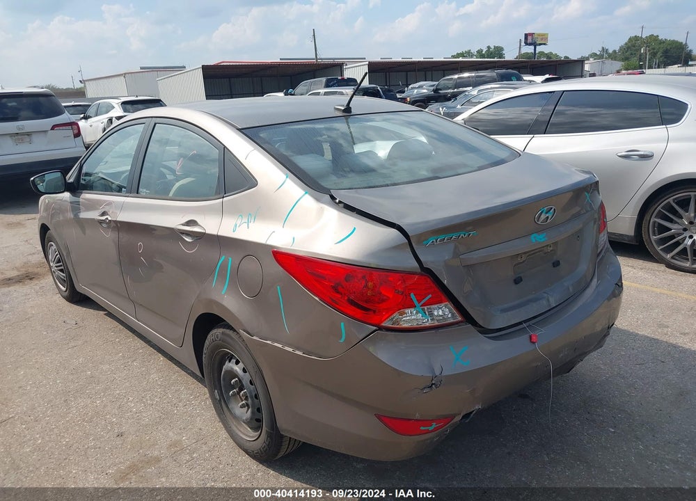 2014 HYUNDAI ACCENT GLS VIN: KMHCT4AE4EU627575