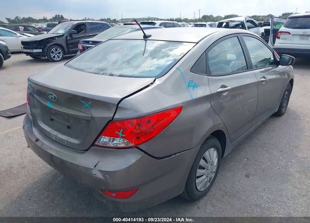 2014 HYUNDAI ACCENT GLS VIN: KMHCT4AE4EU627575