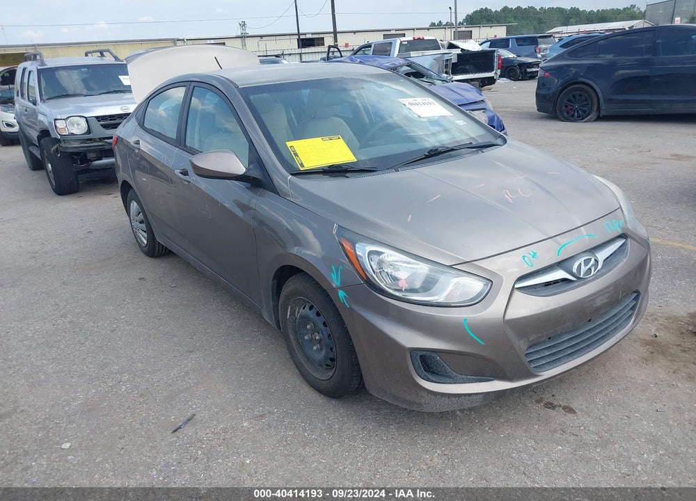 2014 HYUNDAI ACCENT GLS VIN: KMHCT4AE4EU627575