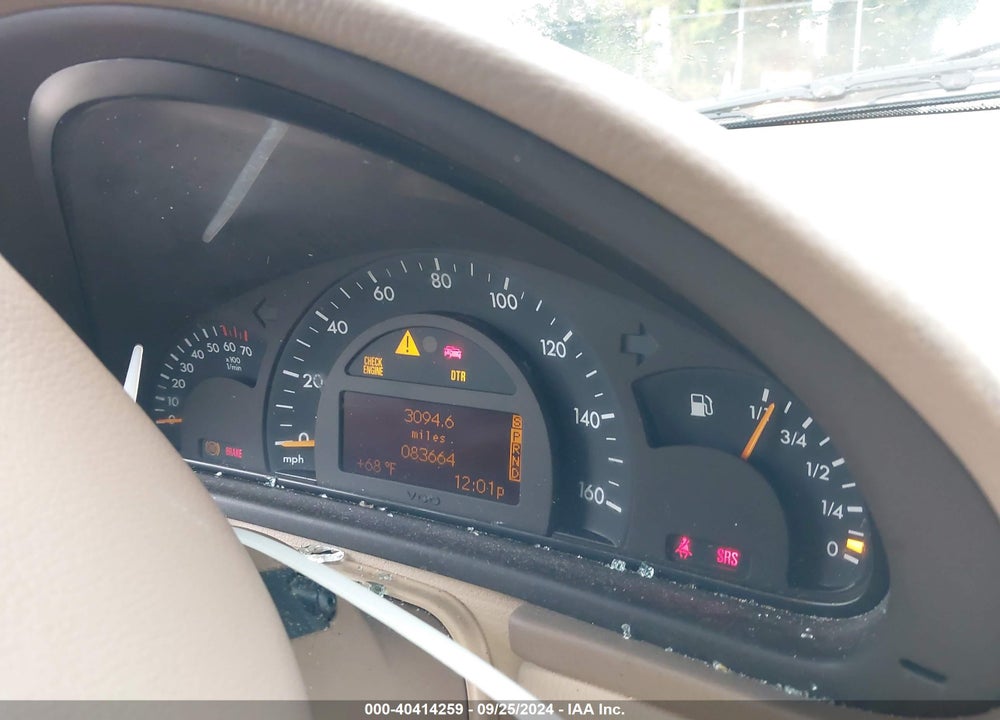 2003 MERCEDES-BENZ C 240 VIN: WDBRF61J63F303610