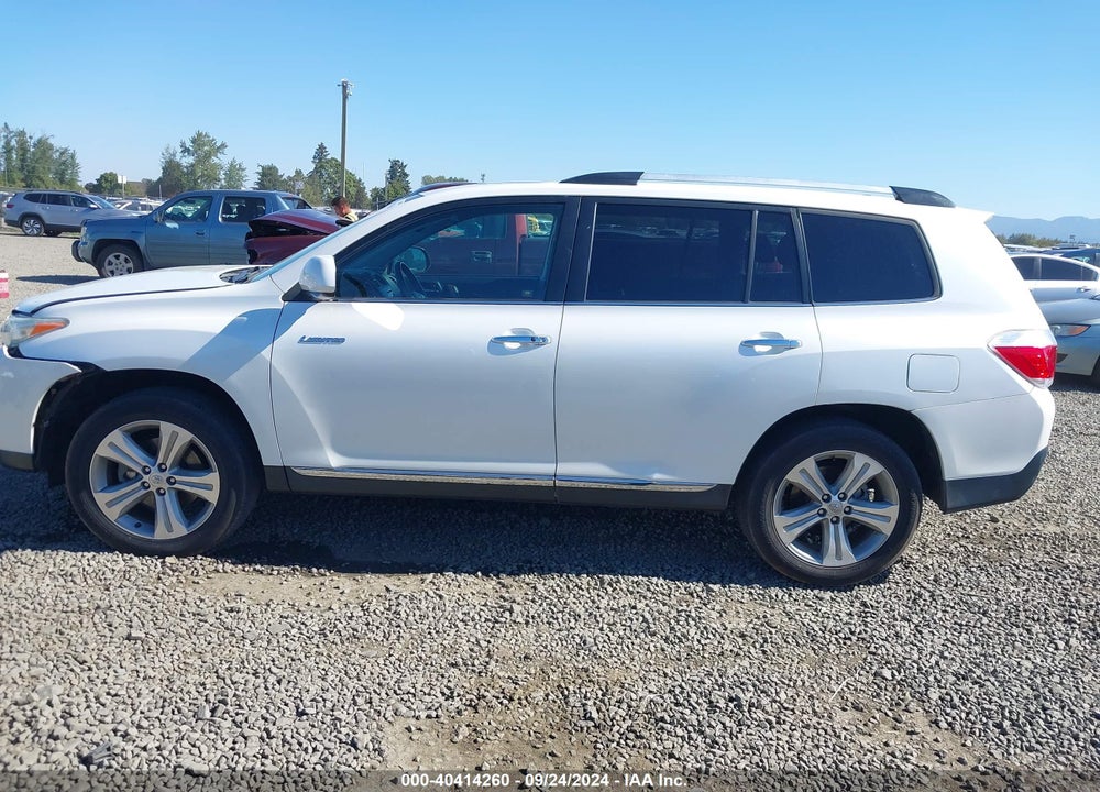 2012 TOYOTA HIGHLANDER LIMITED V6 VIN: 5TDDK3EH0CS158612