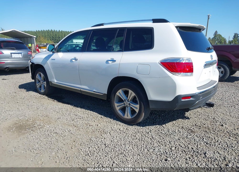 2012 TOYOTA HIGHLANDER LIMITED V6 VIN: 5TDDK3EH0CS158612