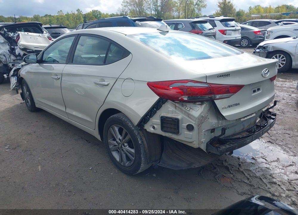 2017 HYUNDAI ELANTRA SE VIN: 5NPD84LF6HH093879