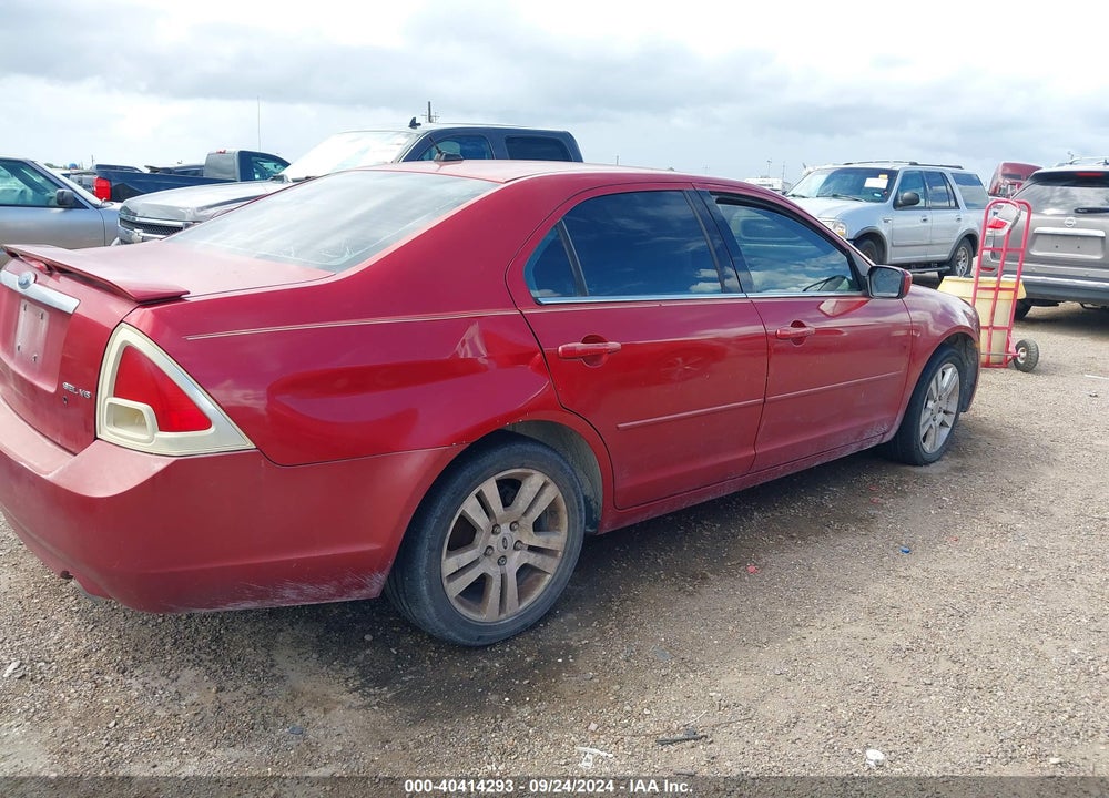 2008 FORD FUSION SEL VIN: 3FAHP08178R247030