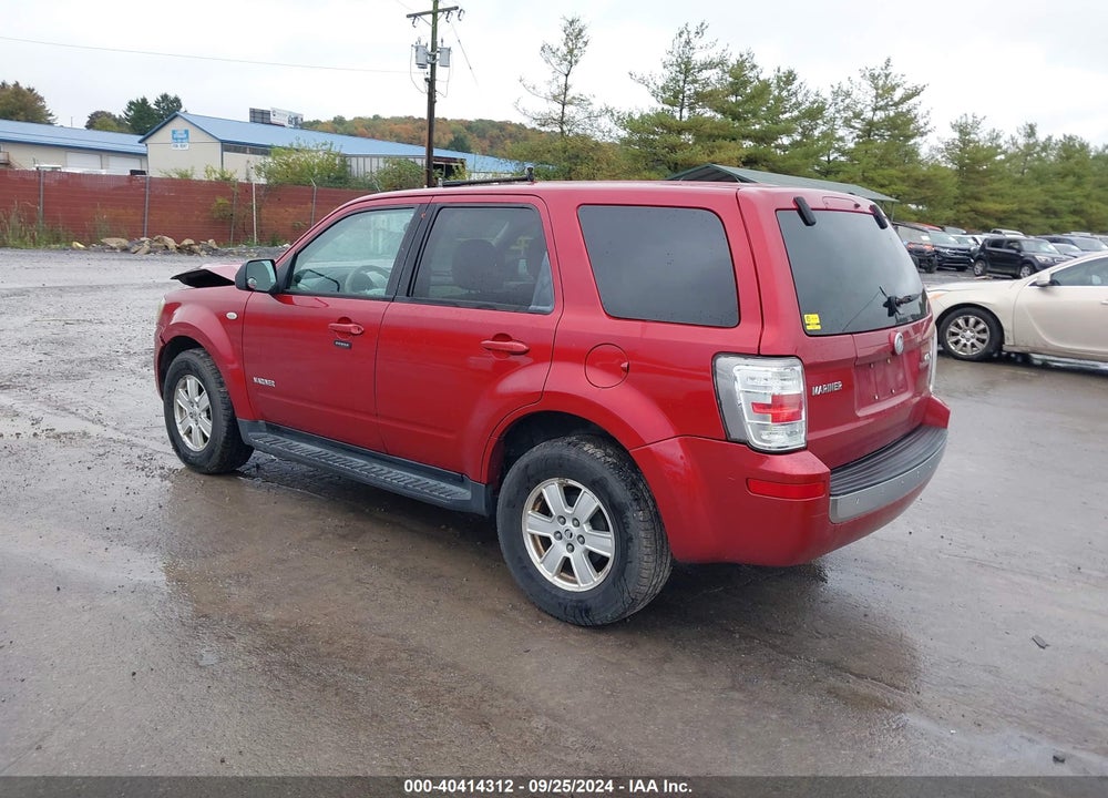2008 MERCURY MARINER V6 VIN: 4M2CU91108KJ01384