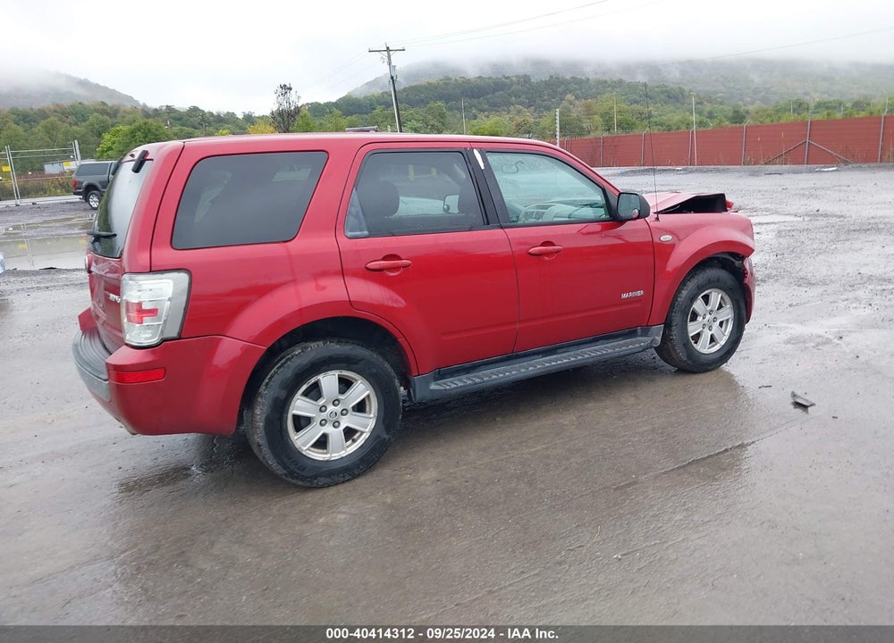 2008 MERCURY MARINER V6 VIN: 4M2CU91108KJ01384
