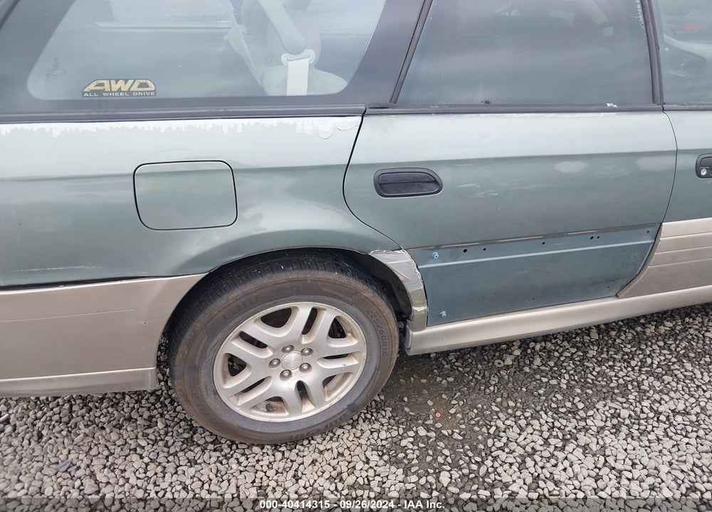 2000 SUBARU OUTBACK VIN: 4S3BH6658Y6672839
