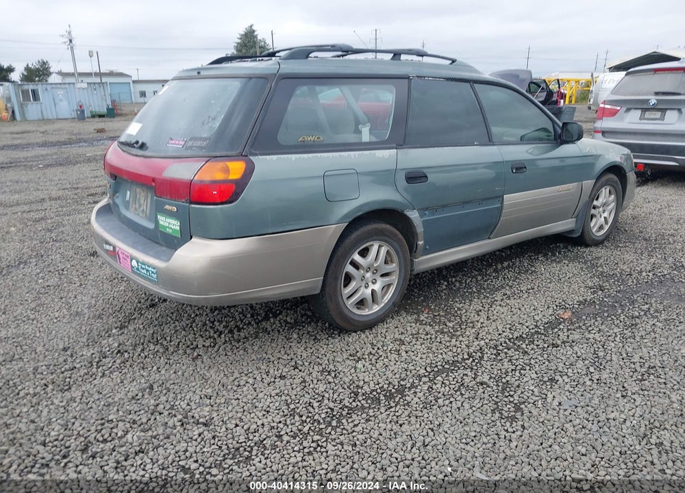 2000 SUBARU OUTBACK VIN: 4S3BH6658Y6672839