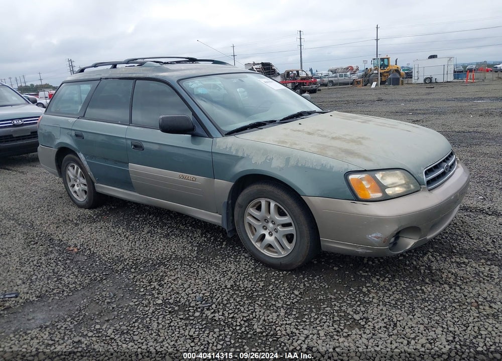 2000 SUBARU OUTBACK VIN: 4S3BH6658Y6672839