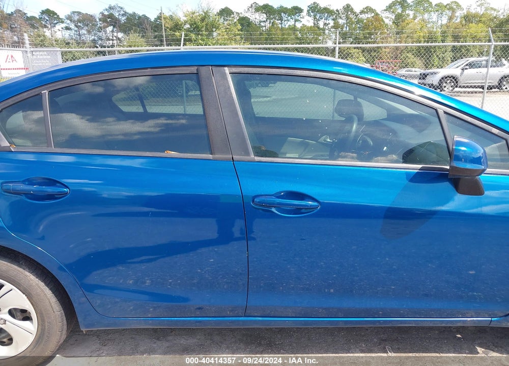 2013 HONDA CIVIC LX VIN: 19XFB2F56DE074085