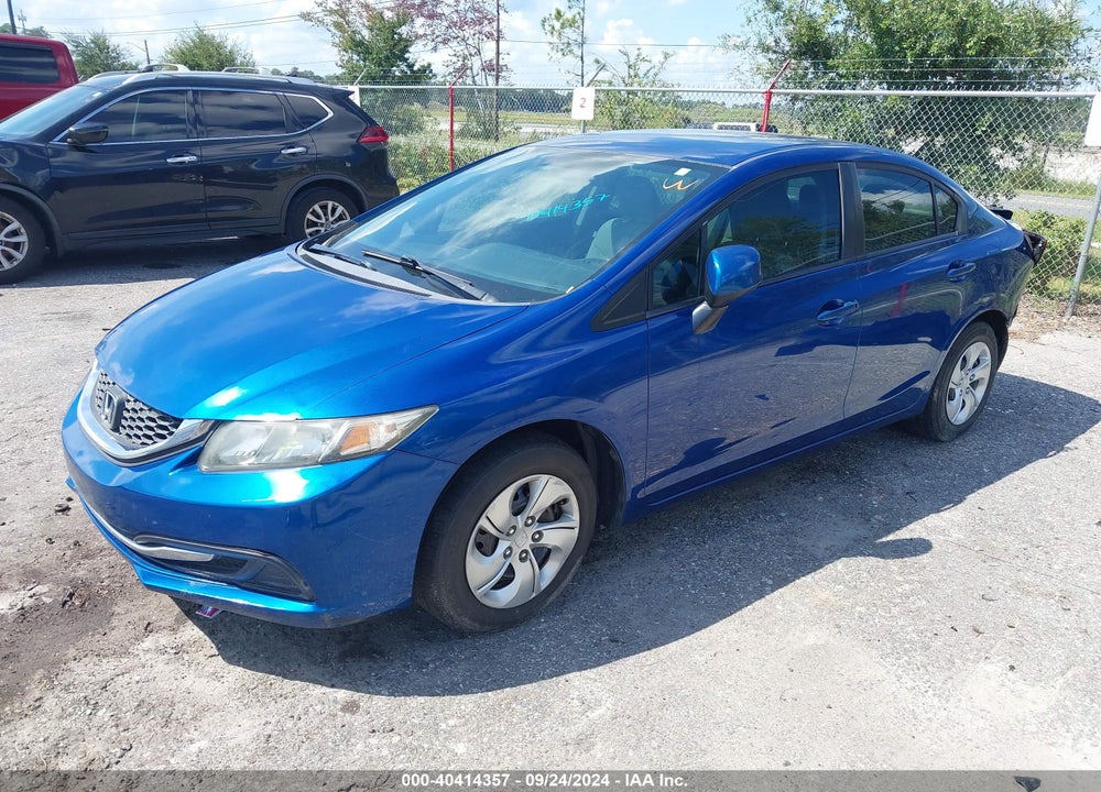2013 HONDA CIVIC LX VIN: 19XFB2F56DE074085