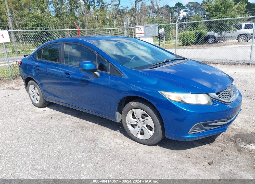 2013 HONDA CIVIC LX VIN: 19XFB2F56DE074085