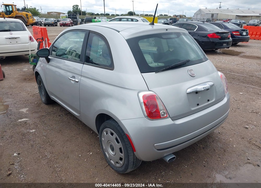 2012 FIAT 500 POP VIN: 3C3CFFAR4CT365921