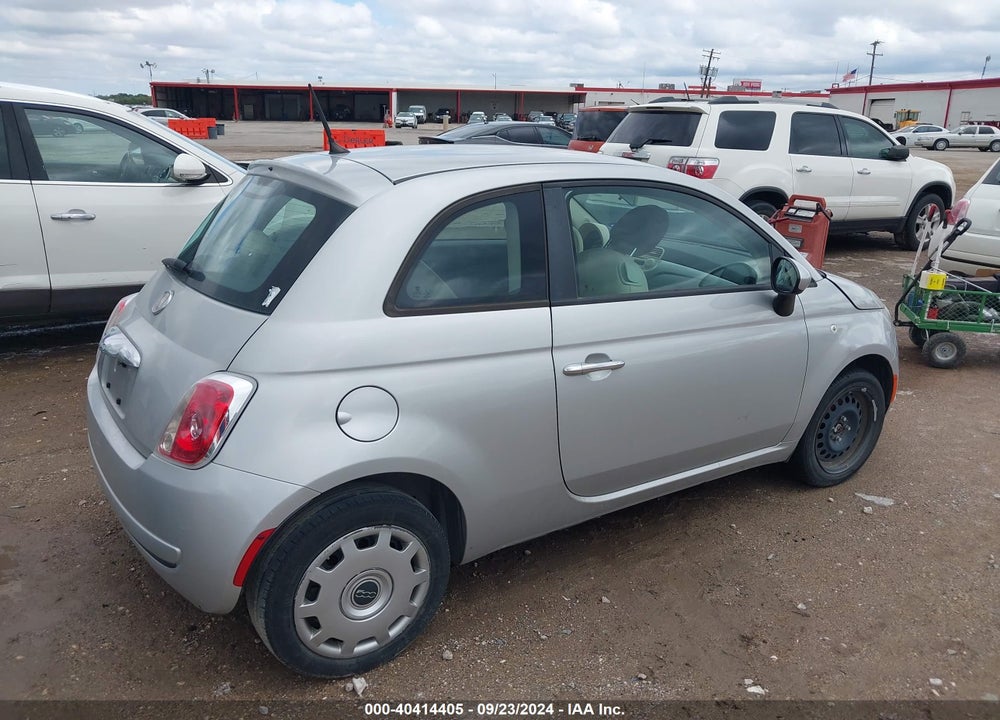 2012 FIAT 500 POP VIN: 3C3CFFAR4CT365921