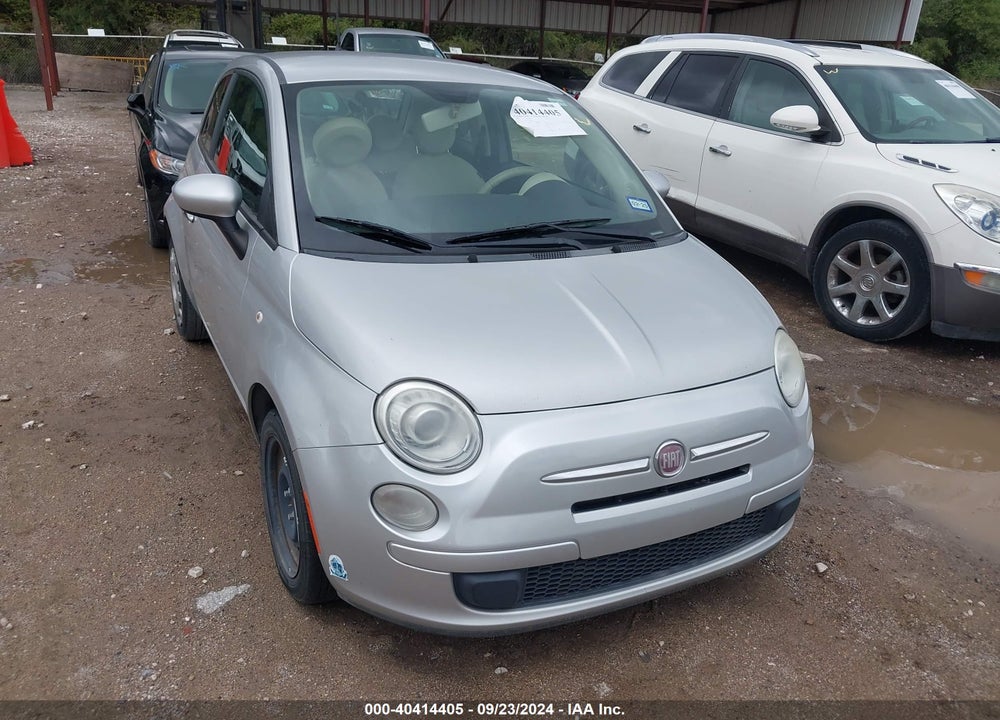 2012 FIAT 500 POP VIN: 3C3CFFAR4CT365921