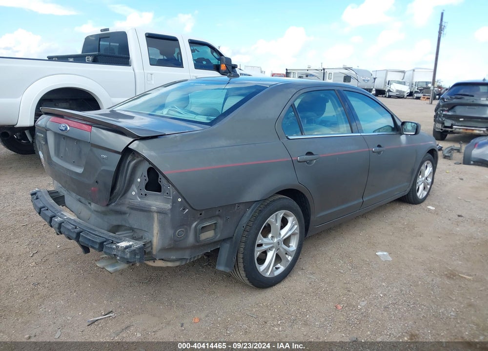 2012 FORD FUSION SE VIN: 3FAHP0HAXCR258421