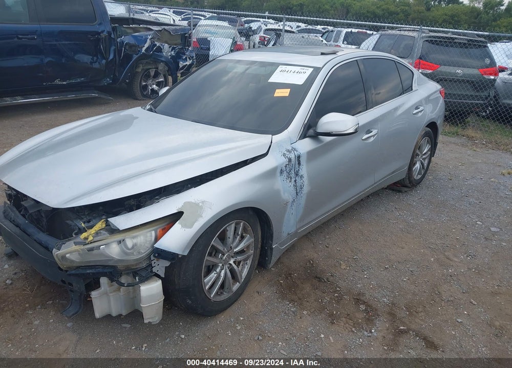 2014 INFINITI Q50 PREMIUM VIN: JN1BV7AP7EM681596