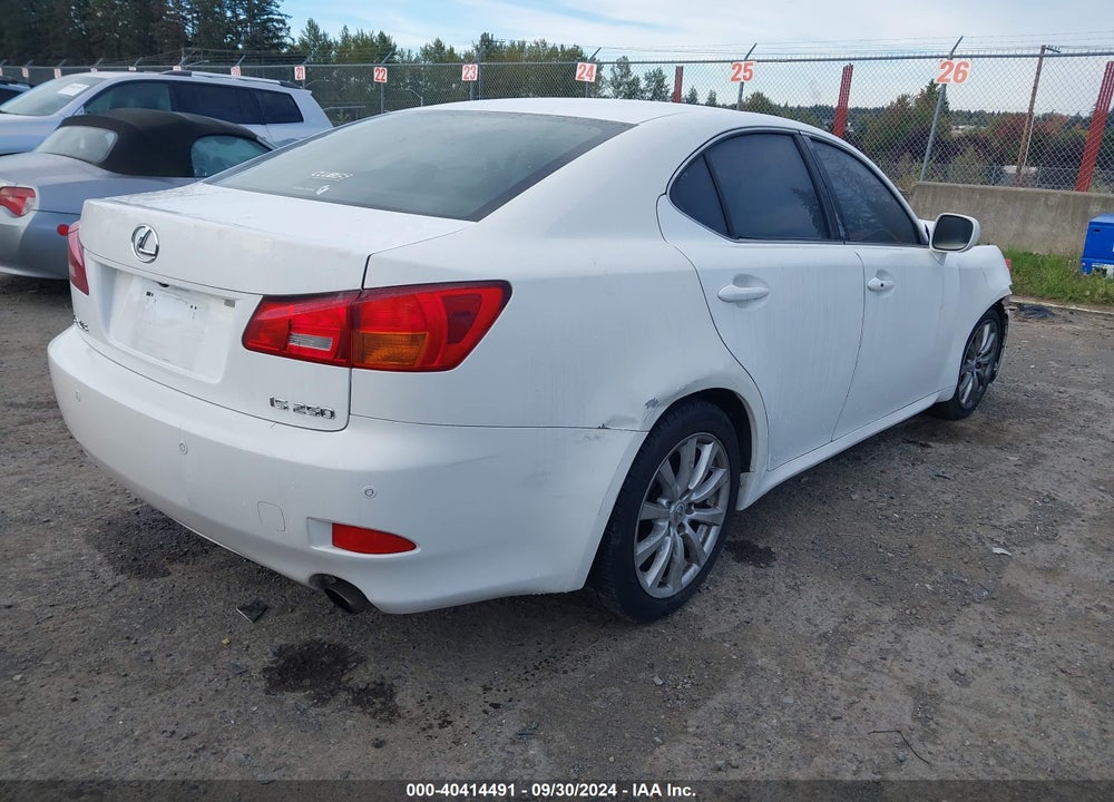 2008 LEXUS IS 250 VIN: JTHBK262285057501