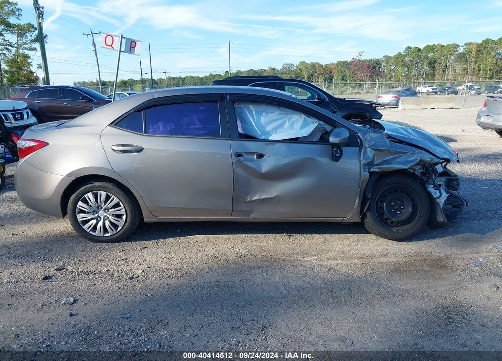2016 TOYOTA COROLLA VIN: 2T1BURHE7GC652163