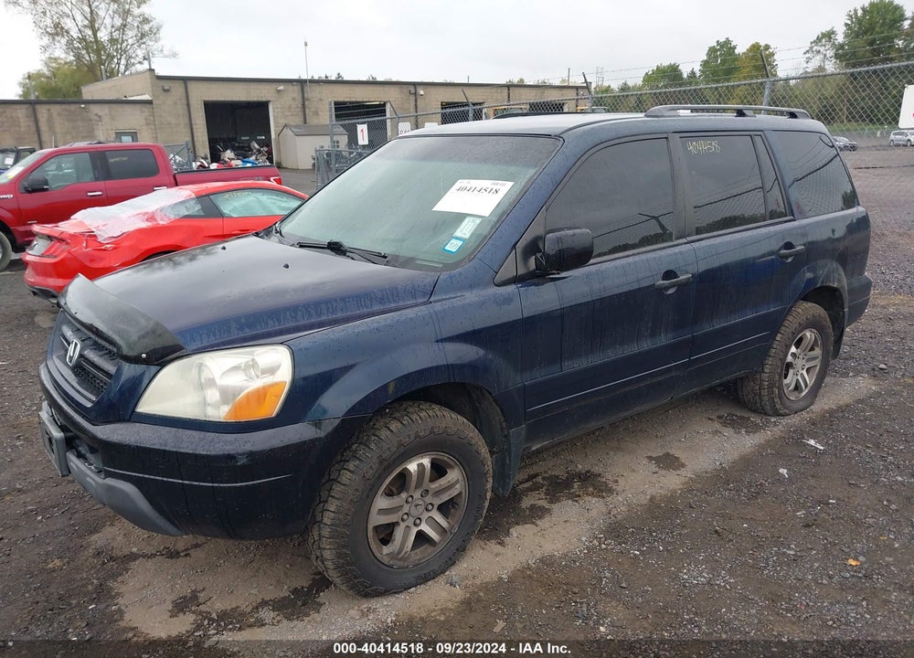 2004 HONDA PILOT EX-L VIN: 2HKYF18524H568265