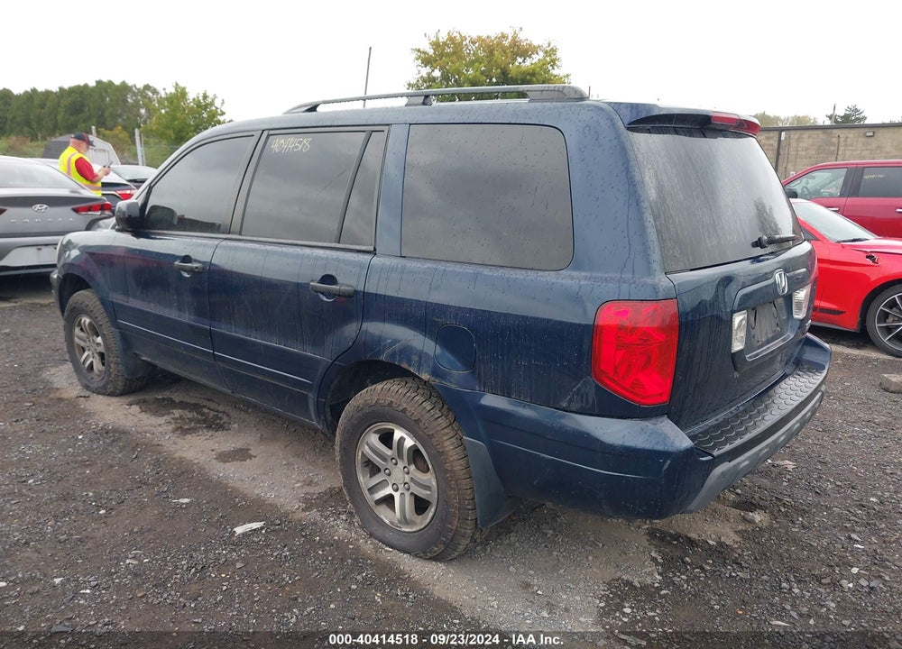 2004 HONDA PILOT EX-L VIN: 2HKYF18524H568265
