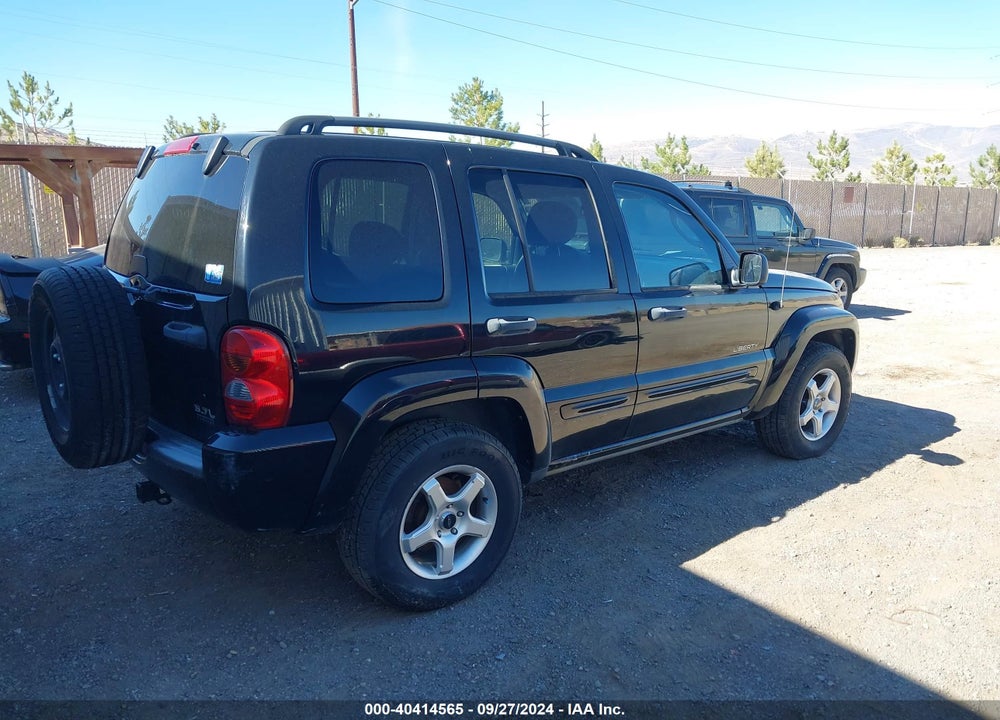 2004 JEEP LIBERTY LIMITED EDITION VIN: 1J4GL58K54W187435