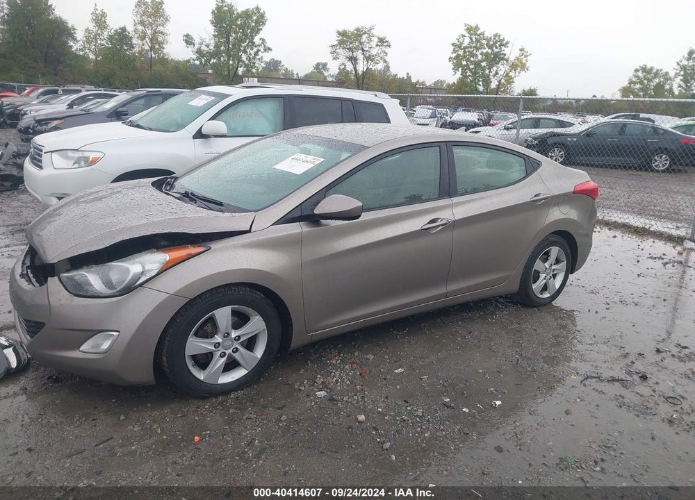 2013 HYUNDAI ELANTRA GLS VIN: 5NPDH4AE0DH321587